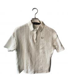 FRED PERRY（フレッドペリー）の古着「Lace Polo Shirt」｜ホワイト