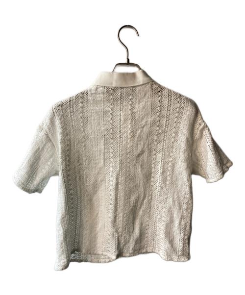 FRED PERRY（フレッドペリー）FRED PERRY (フレッドペリー) Lace Polo Shirt ホワイト サイズ:38の古着・服飾アイテム