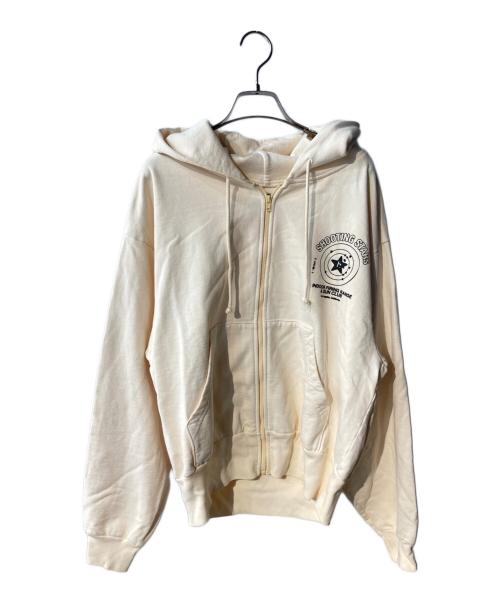 holiday（ホリデー）HOLIDAY (ホリデー) SHOOTING STARS ZIP HOOP アイボリー サイズ:Sの古着・服飾アイテム