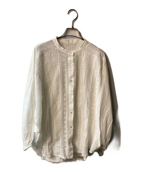 BEARDSLEY（ビアズリー）BEARDSLEY (ビアズリー) ドルマンスリーブブラウス ホワイト サイズ:FREEの古着・服飾アイテム