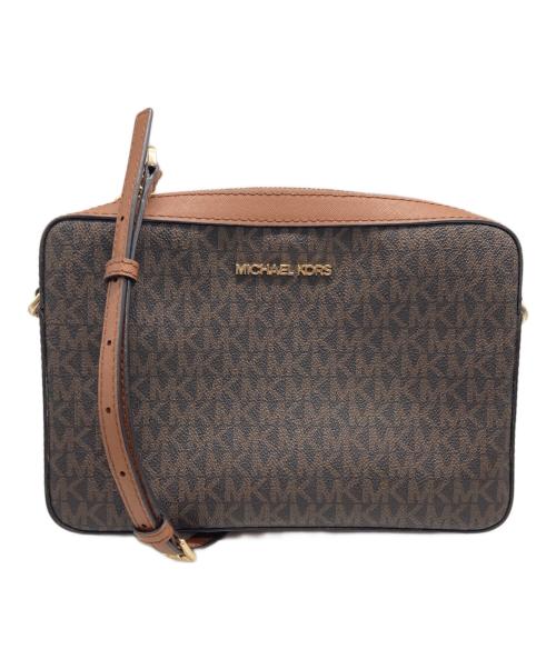 MICHAEL KORS（マイケル・コース）MICHAEL KORS (マイケル・コース) ショルダーバッグ ブラウンの古着・服飾アイテム