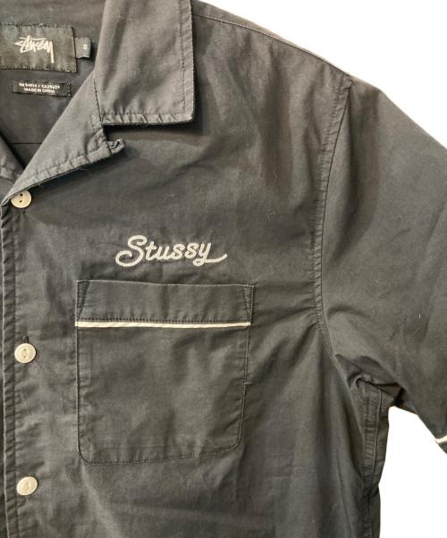stussy（ステューシー）stussy (ステューシー) ボーリングシャツ ブラック サイズ:Sの古着・服飾アイテム