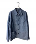 BOGLIOLIボリオリ）の古着「Blue Indaco Denim Workwear Jacket カバーオール」｜インディゴ