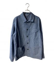 BOGLIOLI（ボリオリ）の古着「Blue Indaco Denim Workwear Jacket カバーオール」｜インディゴ