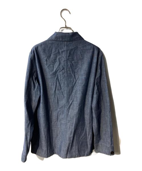 BOGLIOLI（ボリオリ）BOGLIOLI (ボリオリ) Blue Indaco Denim Workwear Jacket カバーオール インディゴ サイズ:Mの古着・服飾アイテム