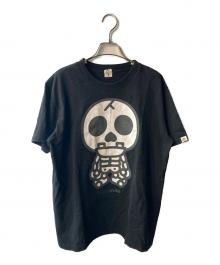 A BATHING APE BAPE BABY MILO（ア ベイシング エイプベイビーマイロ）の古着「スケルトンTシャツ」｜ブラック