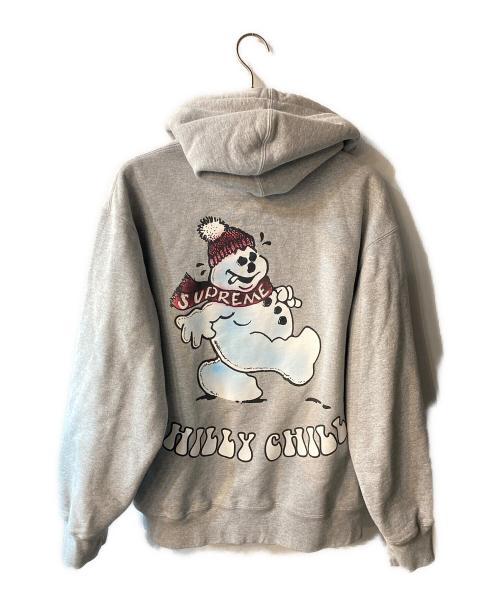 SUPREME（シュプリーム）SUPREME (シュプリーム) 21AW Snowman Hooded Sweatshirt グレー サイズ:Lの古着・服飾アイテム