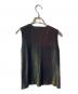 me ISSEY MIYAKE (ミーイッセイ ミヤケ) 3D プリーツノースリーブニット レッド×グリーン サイズ:FREE：18000円