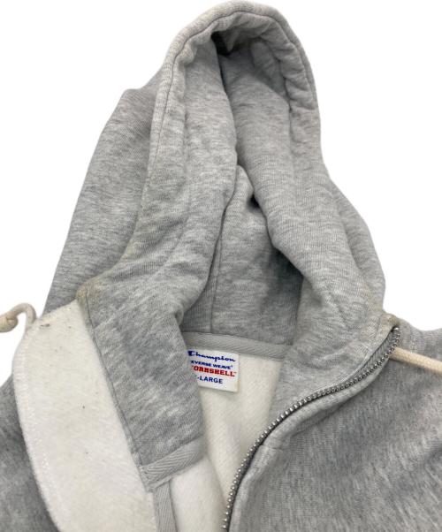 Champion REVERSE WEAVE（チャンピオン リバース ウィーブ）Champion REVERSE WEAVE (チャンピオン リバース ウィーブ) ジップパーカー グレー サイズ:XLの古着・服飾アイテム