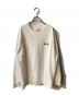 MAISON KITSUNE（メゾンキツネ）の古着「ダブルフォックスヘッド パッチ クラシック スウェットシャ」｜ホワイト