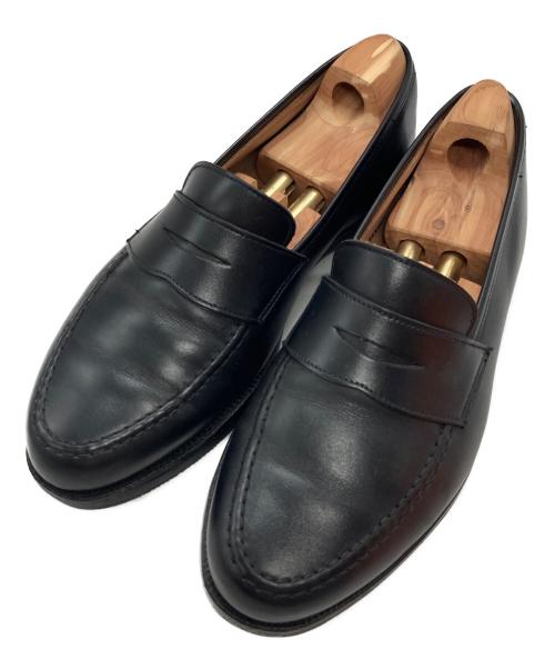 Crockett & Jones（クロケット＆ジョーンズ）Crockett & Jones (クロケット＆ジョーンズ) BOSTON 2 コインローファー ブラック サイズ:6 1/2の古着・服飾アイテム