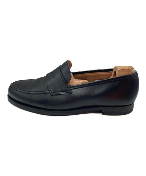 Crockett & Jones（クロケット＆ジョーンズ）Crockett & Jones (クロケット＆ジョーンズ) BOSTON 2 コインローファー ブラック サイズ:6 1/2の古着・服飾アイテム