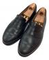 Crockett & Jones（クロケット＆ジョーンズ）の古着「BOSTON 2 コインローファー」｜ブラック