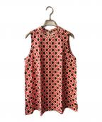 MARELLAマレーラ）の古着「ノースリーブブラウス」｜レッド