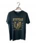Hysteric Glamour（ヒステリックグラマー）の古着「プリントTシャツ」｜ブラック