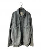Snow peak×URBAN RESEARCH DOORSスノーピーク×アーバンリサーチドアーズ）の古着「別注Nylon Tussah Blouson」｜グレー