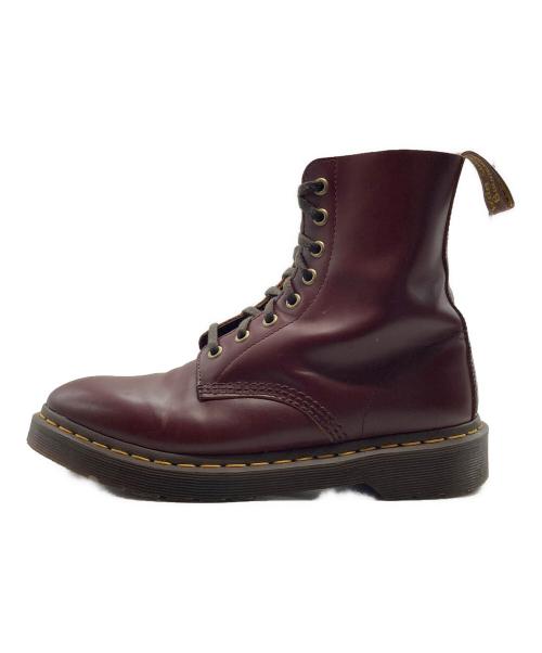 Dr.Martens（ドクターマーチン）Dr.Martens (ドクターマーチン) PASCAL 8ホールブーツ バーガンディー サイズ:24cmの古着・服飾アイテム