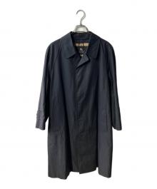 BURBERRY BLACK LABEL（バーバリーブラックレーベル）の古着「ステンカラーコート」｜ネイビー