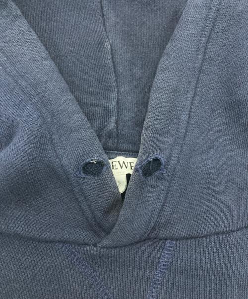 LOEWE（ロエベ）LOEWE (ロエベ) ロゴ刺繍パーカー ネイビー サイズ:XSの古着・服飾アイテム