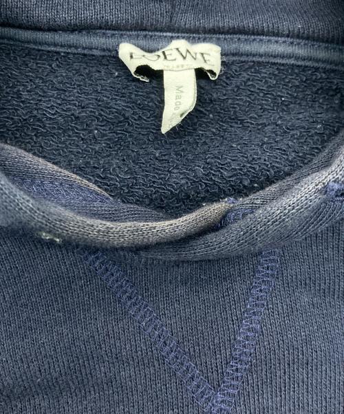 LOEWE（ロエベ）LOEWE (ロエベ) ロゴ刺繍パーカー ネイビー サイズ:XSの古着・服飾アイテム