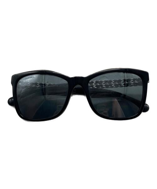 CHANEL（シャネル）CHANEL (シャネル) サングラス ブラック サイズ:SIZE 55□18 140の古着・服飾アイテム