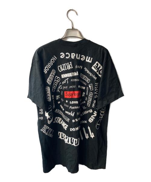 SUPREME（シュプリーム）Supreme (シュプリーム) Spiral Tee ブラック サイズ:Lの古着・服飾アイテム