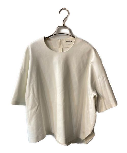 ENFOLD（エンフォルド）ENFOLD (エンフォルド) プルオーバーシャツ ホワイト サイズ:36の古着・服飾アイテム
