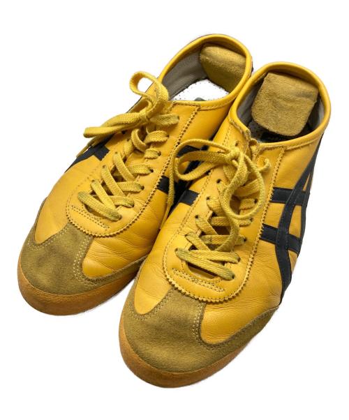 Onitsuka Tiger（オニツカタイガー）Onitsuka Tiger (オニツカタイガー) MEXICO 66 ローカットスニーカー イエロー サイズ:28.5㎝の古着・服飾アイテム