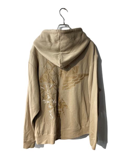 JORDAN（ジョーダン）JORDAN (ジョーダン) CACTUS JACK (カクタス・ジャック) プルオーバーパーカー ベージュ サイズ:XLの古着・服飾アイテム