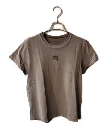 ALEXANDER WANG（アレキサンダー・ワン）の古着「ESSENTIAL JSY SHRUNK TE」｜チャコールグレー