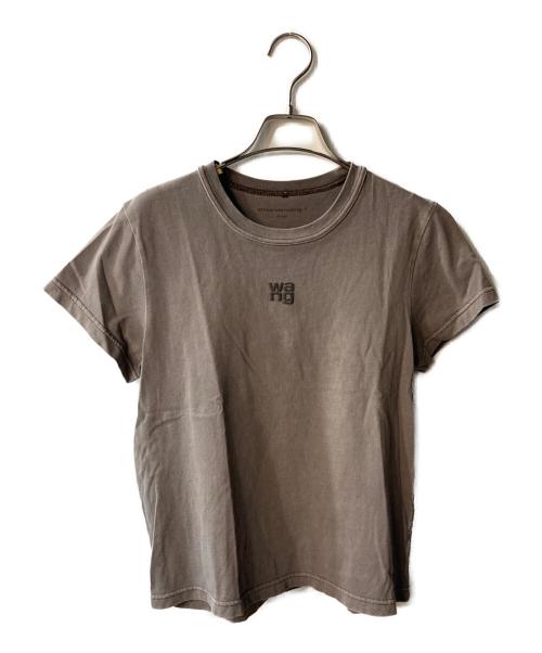 ALEXANDER WANG（アレキサンダー・ワン）ALEXANDER WANG (アレキサンダー・ワン) ESSENTIAL JSY SHRUNK TE チャコールグレー サイズ:Sの古着・服飾アイテム