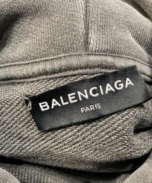 BALENCIAGA（バレンシアガ）BALENCIAGA (バレンシアガ) 17AW フォトプリント プルオーバーパーカー グレー サイズ:XSの古着・服飾アイテム