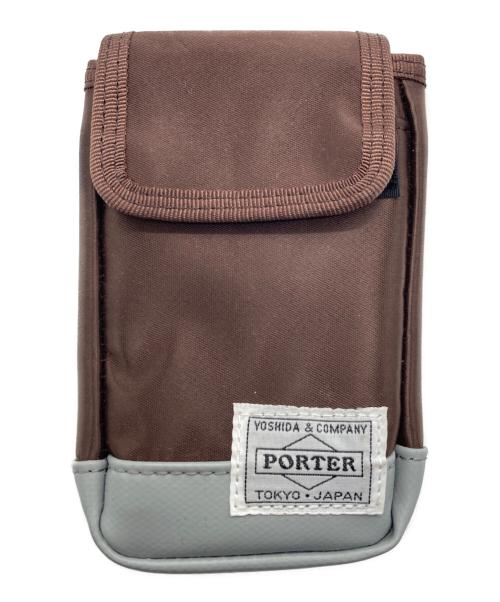 PORTER（ポーター）PORTER (ポーター) ストーポーチ ブラウンの古着・服飾アイテム