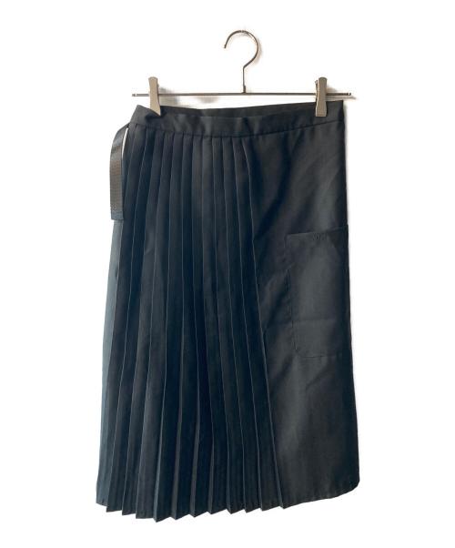 ARCS（アークス）ARCS (アークス) HOPE SKIRT ラップスカート ブラック サイズ:FREEの古着・服飾アイテム