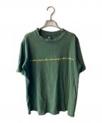 stussyステューシー）の古着「old STUSSY ロゴTシャツ」｜グリーン