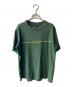 stussy（ステューシー）の古着「old STUSSY ロゴTシャツ」｜グリーン