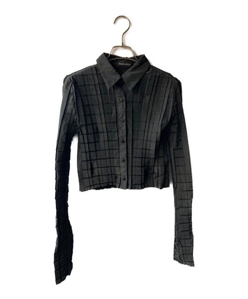 MAISON SPECIAL（メゾンスペシャル）MAISON SPECIAL (メゾンスペシャル) ボックスプリーツシャツ ブラック サイズ:FREEの古着・服飾アイテム