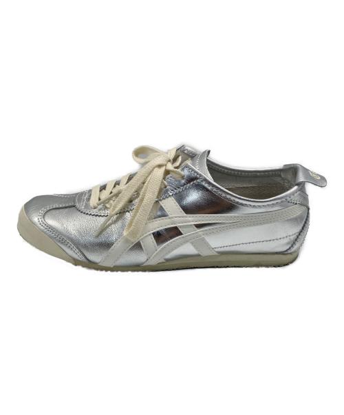 Onitsuka Tiger（オニツカタイガー）Onitsuka Tiger (オニツカタイガー) MEXICO'66 ローカットスニーカー シルバーカラー サイズ:23.5cmの古着・服飾アイテム