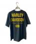 HARLEY-DAVIDSON (ハーレーダビッドソン) ヘンリーネックカットソー ブラック サイズ:XL：5000円