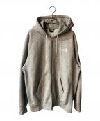 ）の古着「Square Logo Full Zip」｜グレー
