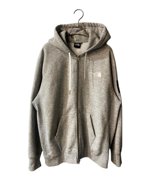 THE NORTH FACE（ザ ノース フェイス）THE NORTH FACE (ザ ノース フェイス) Square Logo Full Zip グレー サイズ:XLの古着・服飾アイテム