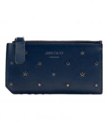 JIMMY CHOO（ジミーチュウ）の古着「レザーフラグメントケース」｜ネイビー
