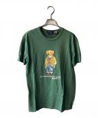 POLO RALPH LAURENポロ・ラルフローレン）の古着「ポロベアプリントTシャツ」｜グリーン