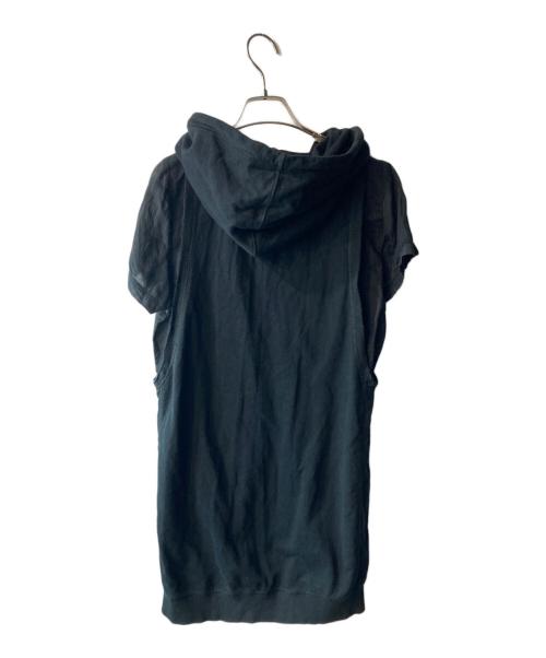 DIESEL（ディーゼル）DIESEL (ディーゼル) ノースリーブパーカー ブラック サイズ:Sの古着・服飾アイテム