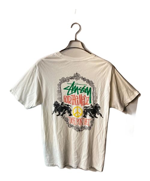 stussy（ステューシー）stussy (ステューシー) プリントTシャツ ホワイト サイズ:Ｍの古着・服飾アイテム