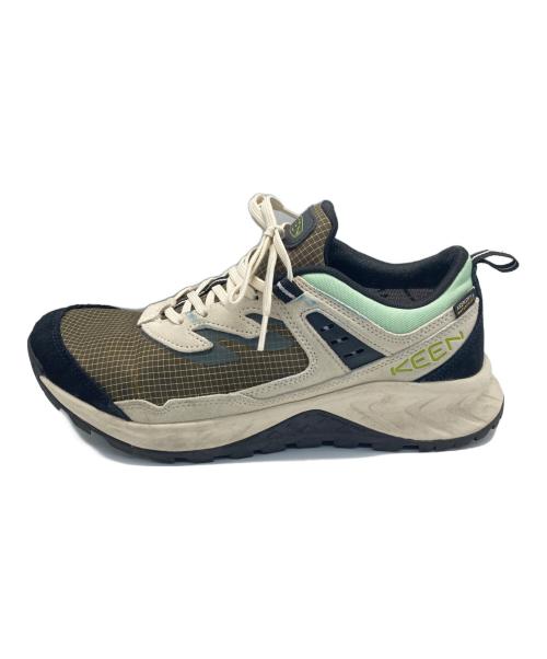 KEEN（キーン）KEEN (キーン) HIGHTRAIL EXP WP ローカットスニーカー ホワイト×ベージュ サイズ:27㎝の古着・服飾アイテム