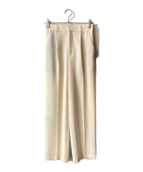 NOLLEY'S sophi（ノーリーズソフィー）NOLLEY'S sophi (ノーリーズソフィー) 25SS ウォッシャブルドライワイドパンツ ホワイト サイズ:36の古着・服飾アイテム