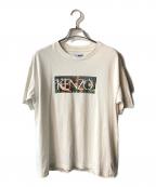 KENZOケンゾー）の古着「ボタニカルロゴTシャツ」｜ホワイト