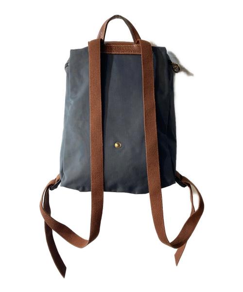 LONGCHAMP（ロンシャン）LONGCHAMP (ロンシャン) バッグ ブラウン×ネイビーの古着・服飾アイテム