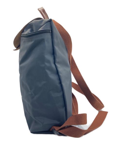 LONGCHAMP（ロンシャン）LONGCHAMP (ロンシャン) バッグ ブラウン×ネイビーの古着・服飾アイテム